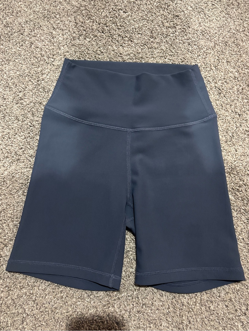 High-Rise Women's Bike Shorts in Deep Charcoal